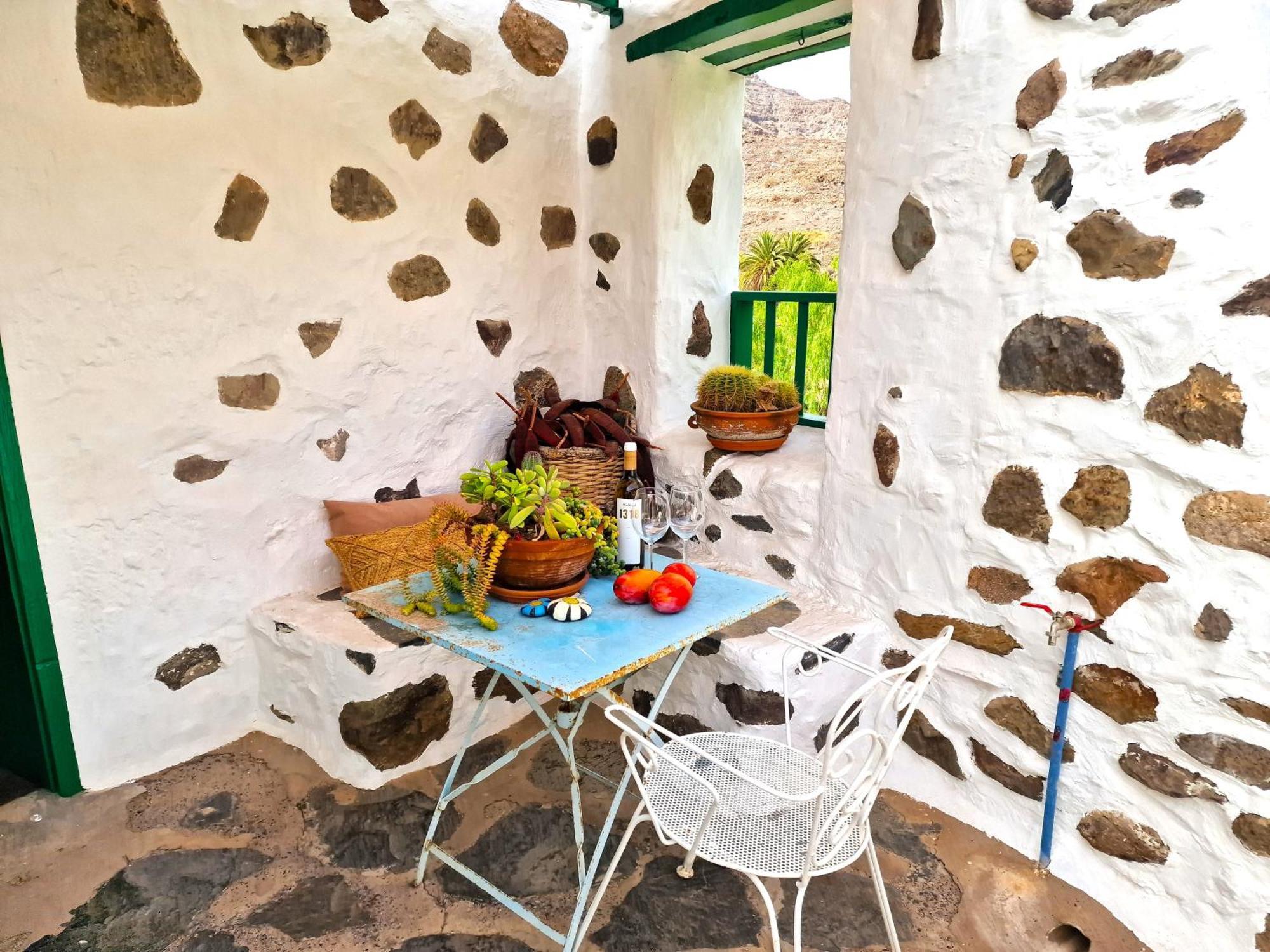 Villa Historica Casa Con Vistas Al Jardin De Cactus Y Montanas Mogán Esterno foto